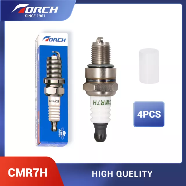 4x CMR7H TORCH Spark Plug Replacement for NGK 3066/CMR7H for Champion RZ7CT10