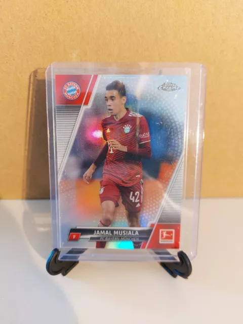 Jamal Musiala Topps Chrome Bundesliga Soccer Refractor