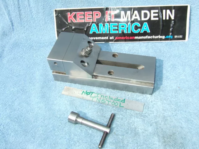 Grinding Vise W/Wrench Machinist Vintage Us Made Toolmaker Surface Grinder Clean