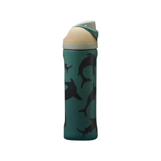 Owala Fin Frenzy Color Drop – Bottiglia Acqua Acciaio Inox 24 Oz Freesip, Nuova, Turchese