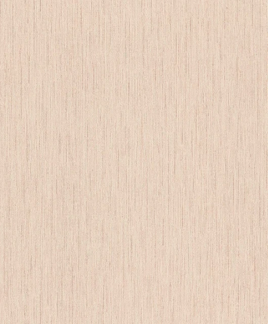 Rasch Tapete Rocknrolle 536171 Uni Unicolor de Rayas Braun Papel Pintado Fieltro