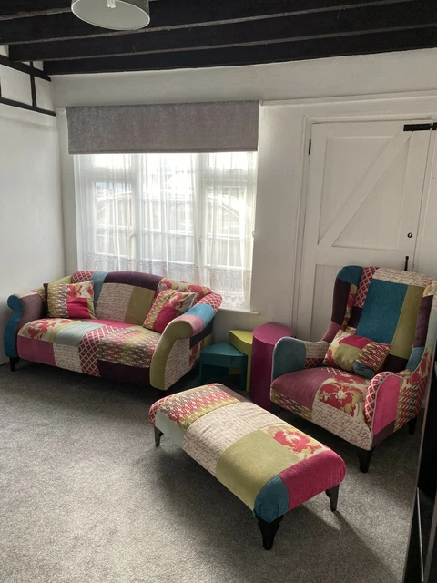 Dfs Shout Patchwork Sofa Footstall