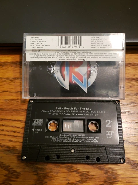 RATT - REACH For The Sky (78 19294) Canadian Released Cassette $5.99 ...