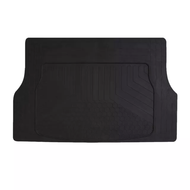 Tapis de coffre pour Skoda Fabia antidérapant et toutes saisons Noir 1Pcs