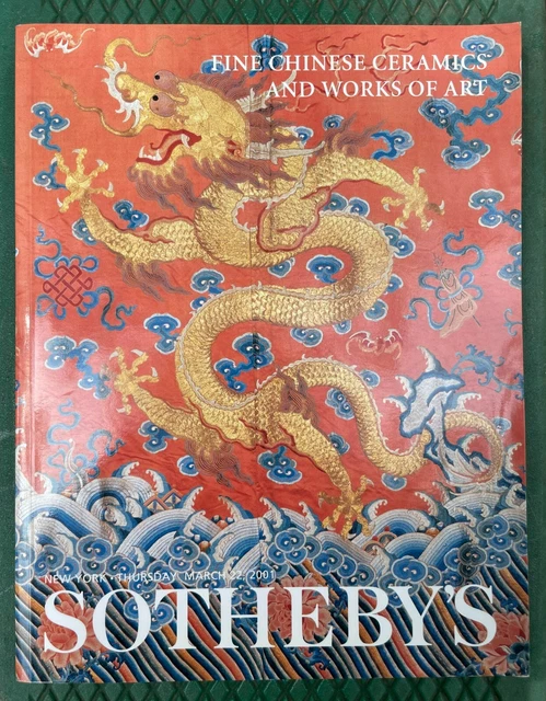 Sotheby's Auction Catalog Fine Chinese Ceramics +Art 22 March 2001 Snuff Bottles