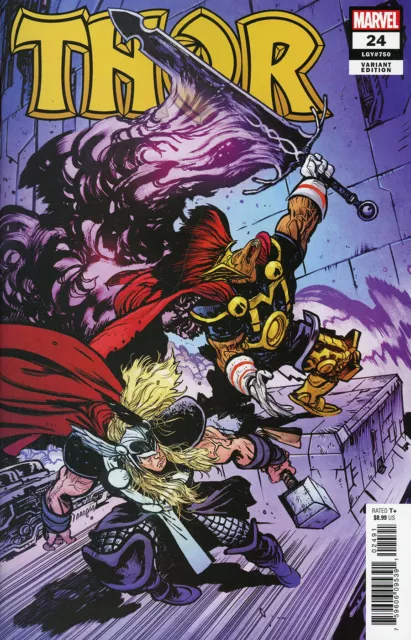 Thor #24 2022 Unread Johnson Variant Cover Marvel Comic Book Donny Cates
