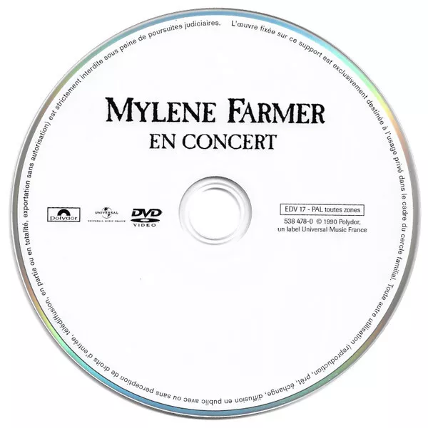 Mylène Farmer - Im Konzert - DVD 3