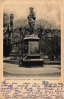 CPA AK Denkmal Prinz Friedrich Karl METZ (393232)