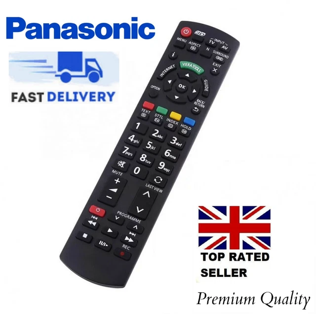 PANASONIC TV REMOTE Control N2Qayb000752 3D Viera Smart Tv