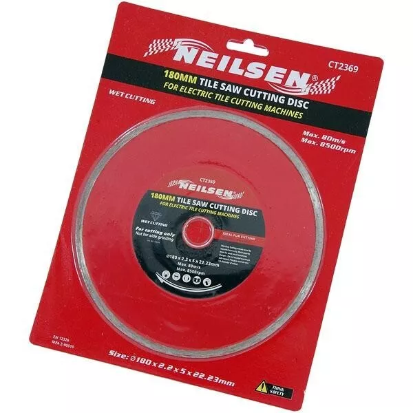 Electric Tile Saw Replacement diamond blade - 180mm
