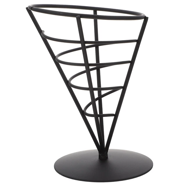Cono French Frey Soporte Hierro Francés Freír Soporte Chips Cesta Portacanasta Aperitivo