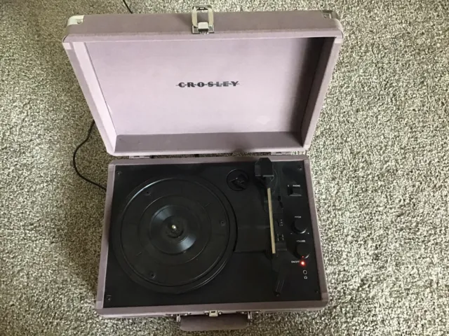 FOR PARTS Crosley record player Cruiser Deluxe with bluetooth and speaker PARTS