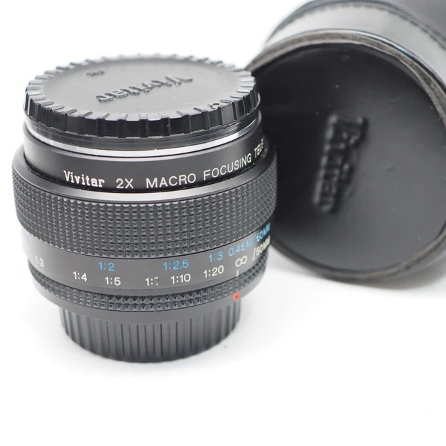Pentax K fit Vivitar Macro (True 1:1) Focusing 2x Auto Teleconverter Lens, PK48