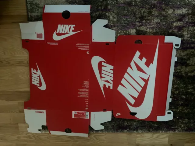 NIKE ORIGINAL RED EMPTY SHOE/Trainers BOX ONLY