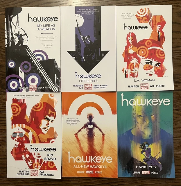Hawkeye by Matt Fraction Complete Series Vol 1-6 TPB