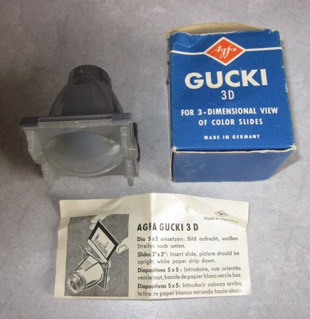Agfa Dia-Betrachter " Gucki 3D " Type 6739