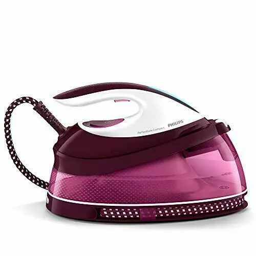 Philips PerfectCare Compact Steam Generator Iron 2400W/1.5L - White/Purple...