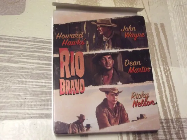 RIO BRAVO combo 4K + bluray steebook - John Wayne - Ricky Nelson - Dean Martin