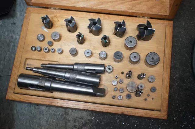 National Spline Taper Drive HSS Counterbore Set 1/4” to 1-11/32"