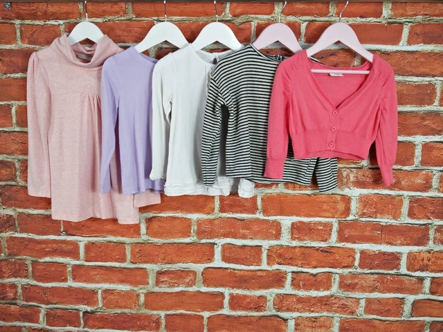 Girl Bundle Age 3-4 Years H&M Next Gap M&S Cardigan Pullover T-Shirt Plain 104Cm