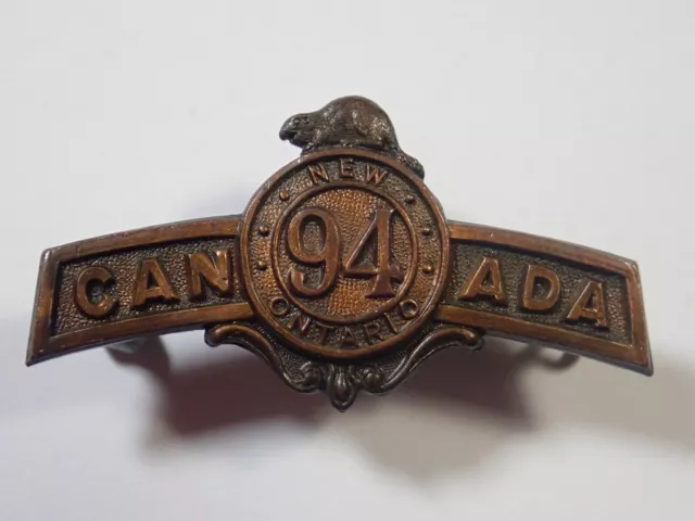 Canada:94th (Port Arthur) Infantry Battalion CEF WW1 Shoulder Title (Lees).