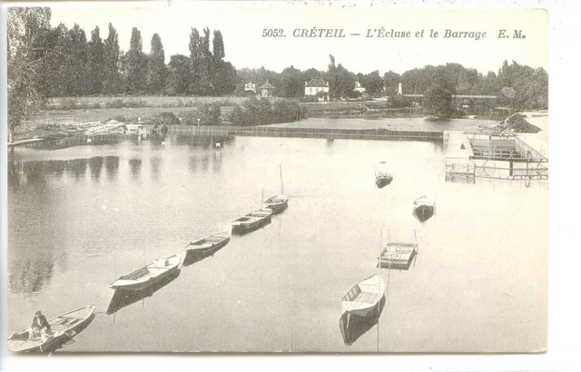 CP 94 Val-de-Marne - Créteil - L'Ecluse et le Barrage