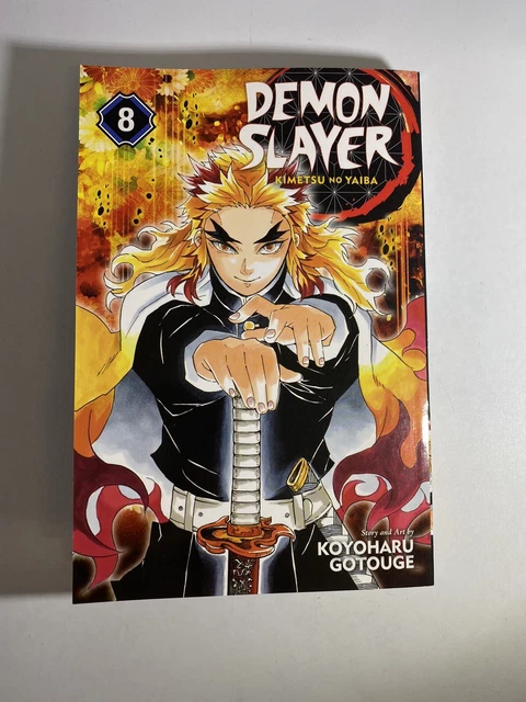 Demon Slayer Manga Volume 8 - English - Soft Cover - Like New
