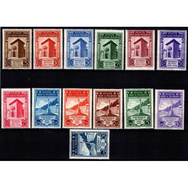 San Marine 1943 Zwanzigste Jahrestag Der Bündel 13 V. G.I MNH Gut Zentriert