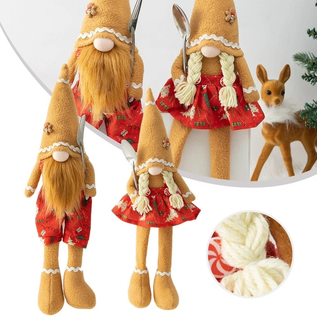 Vêtements de Noël pour poupée de 17 cm, avec chapeau pointu et short rouge et blanc, tenue de Noël (vêtements uniquement