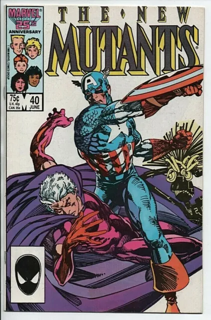 Marvel Comics The New Mutants #40 June 1986 VF-