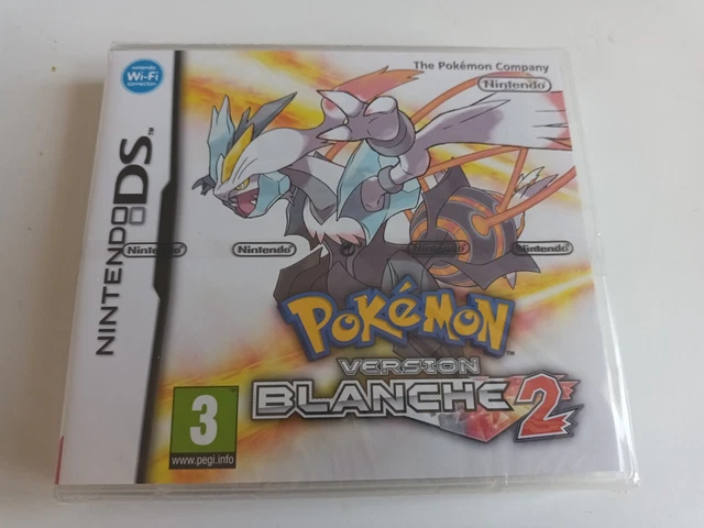 Jeu Nintendo DS PAL FRA Neuf sous blister officiel  Pokémon version BLANCHE 2