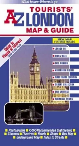 London Big Wheel Map (Visitors Map) by Geographers A-Z Map Company Paperback The