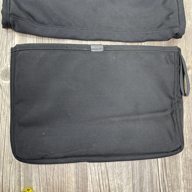 Tumi Alpha Ballistic Nylon Slim Laptop Bag Black Removable Sleeve 8