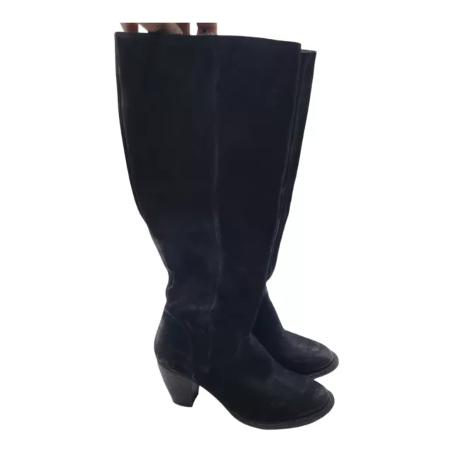 wirlwind High boots steve by steve madden Womens Black Suede Sz 7.5