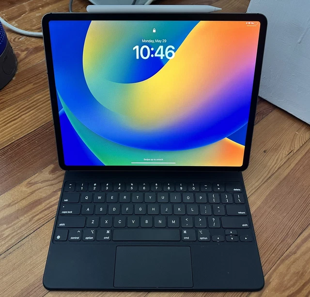 APPLE 12.9& IPAD Pro M1 Chip (256GB, 5G LTE, Space Gray) + PENCIL + KEYBOARD EUR 761,80