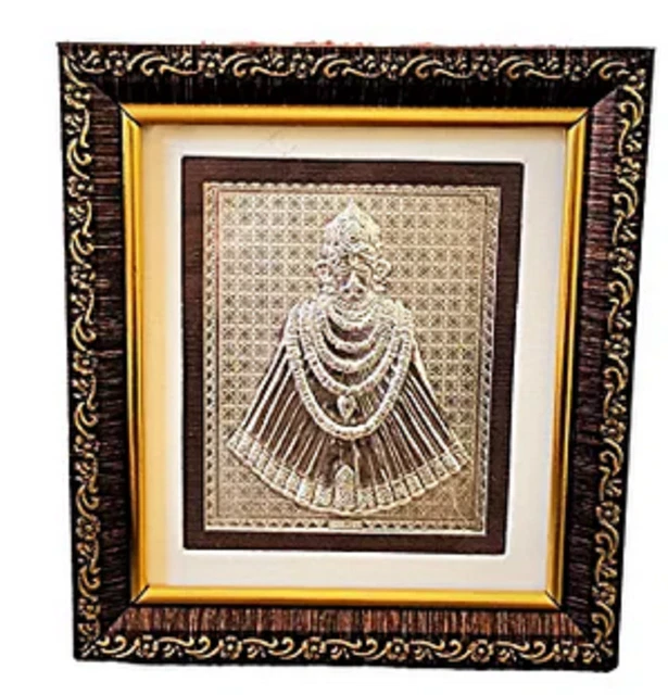 INDIAN TRADITIONAL PURE Silver Shyam Baba Frame For Pooja Room £24.08 ...
