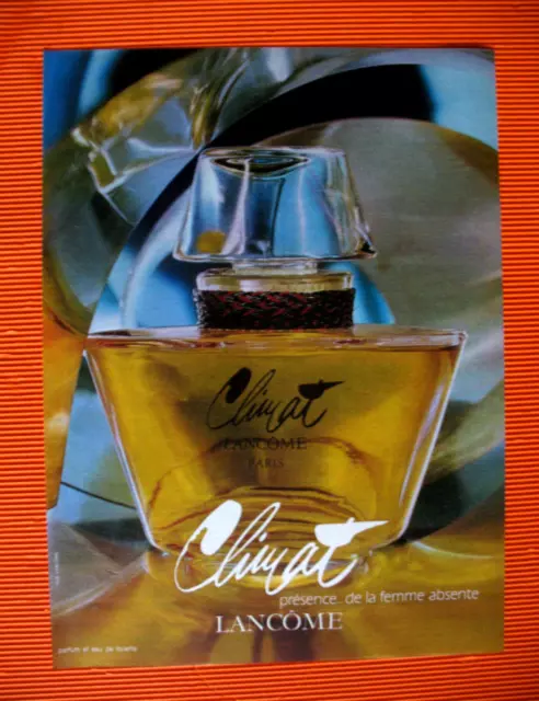 Publicite De Presse Lancome Parfum Climat Presence De La Femme Absente Ad 1967