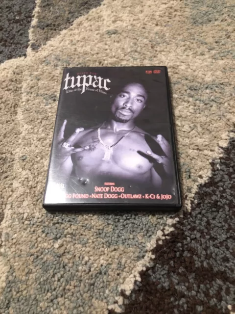 Tupac Shakur Live at the House of Blues (DVD, 1996) Parental Advisory Dogg Pound