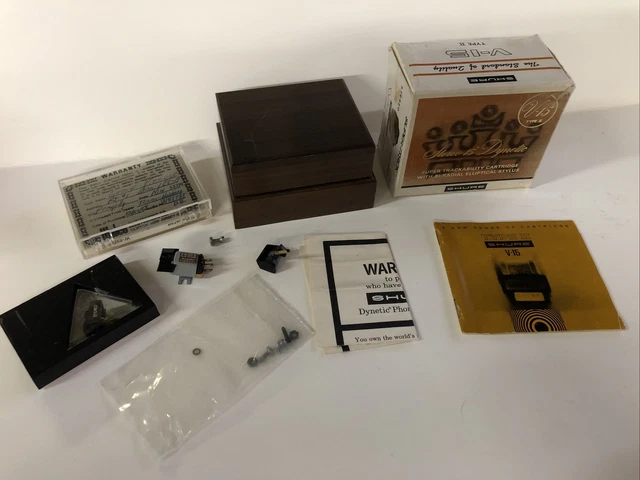 Pickering V-15/AT-2 Phono Record Player Turntable Cartridge Parts Lot Shure Box Pickering V-15/AT-2 Phono Record Player Turntable Cartridge Parts Lot Shure Box