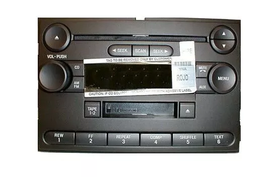 CD Cass radio. New OEM factory FoMoCo stereo fits 2005-2006 Ford Focus w/o sub