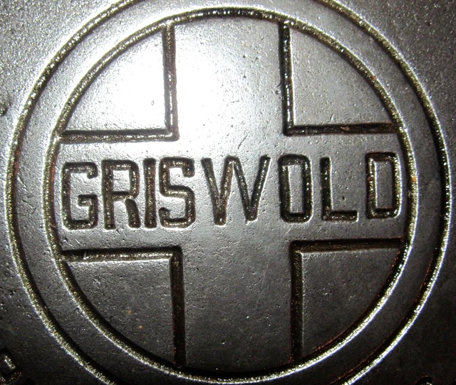 Antique Griswold #7 Cast Iron Skillet Large Block Logo Frying Pan Super Nice!