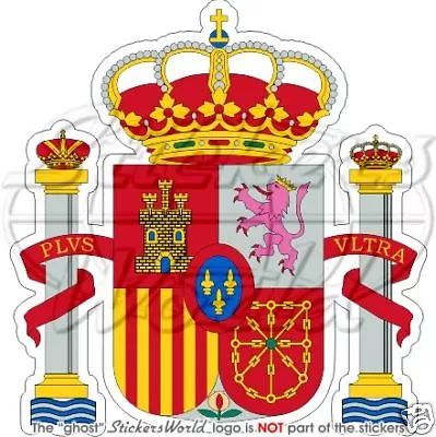 SPAIN Coat of Arms, Spanish Crest, Vinyl Sticker, Decal