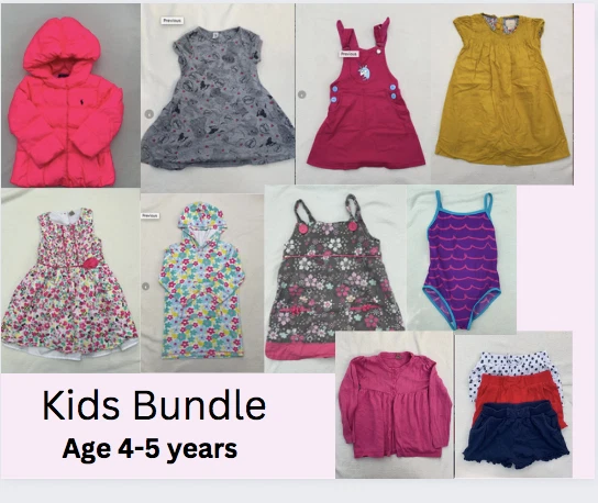 pacchetto vestiti pasquale rosa primavera estate età 4-5 anni ralph lauren pavimento