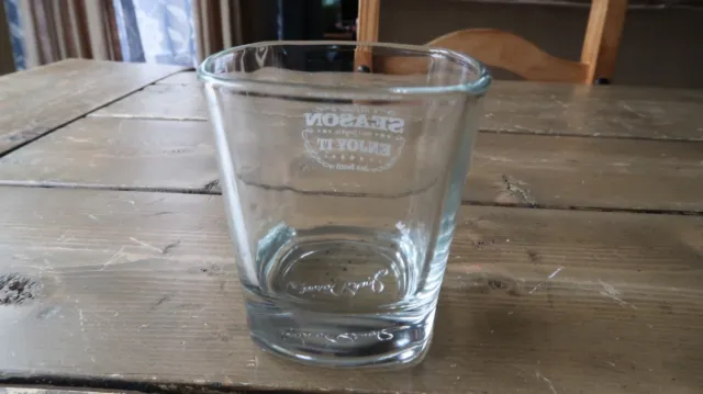 JACK DANIELS WHISKEY Glass Its A Short Season Dont Forget To Enjoy It 3 ...
