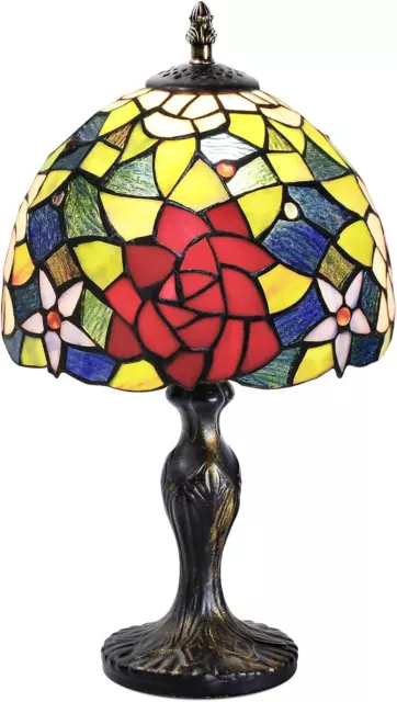 Lampada Tiffany Da Tavolo 11 Pollici Vintage Lampade Tiffany Con Paralume in Vet