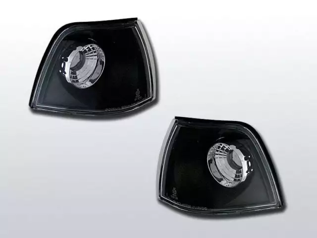 NUEVO Intermitentes delanteros para per BMW 3 Serie E36 90-99 Negro IT KPBM04EL