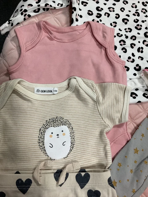 Baby girl large clothes bundle size 3-6 months Various brands 9