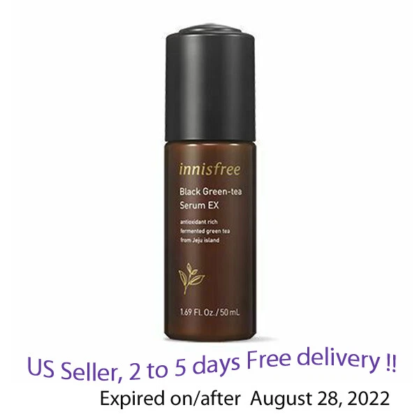 Innisfree Black Green-tea Serum EX 50ml  + Free Gift Sample !!