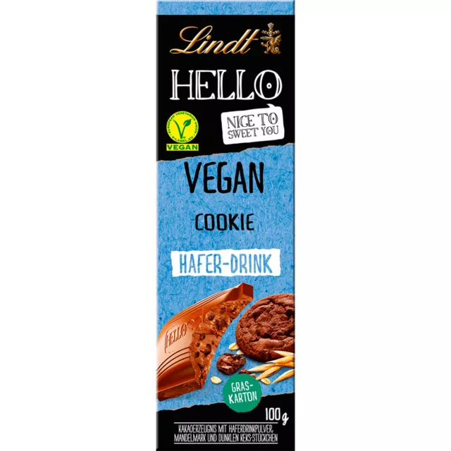 Lindt Hello Vegan Cookie Avena Drink 100g