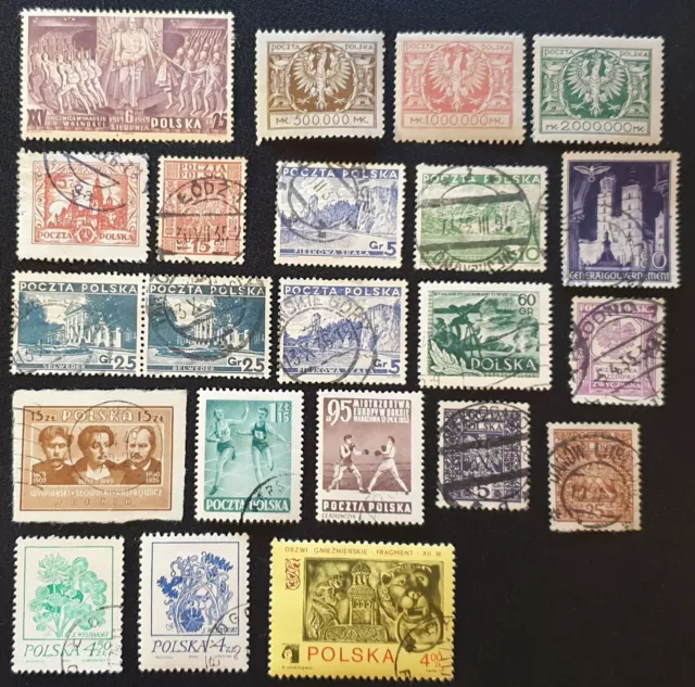 DUZIK : Poland Mixed Unchecked Used/Unused Stamps (No3968)**